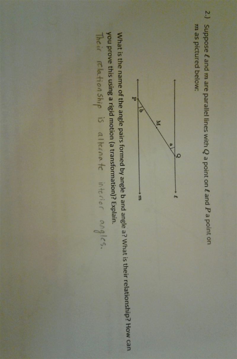 What does it mean by what is the name of the angle pairs formed by angle b and angle-example-1