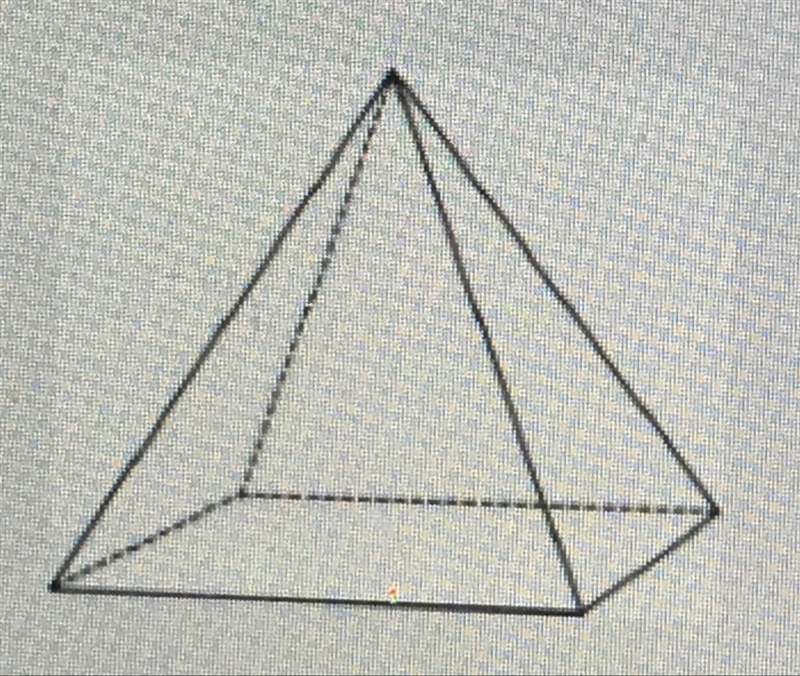 A paperweight in the shape of a rectangular pyramid is shown:If a cross section of-example-1