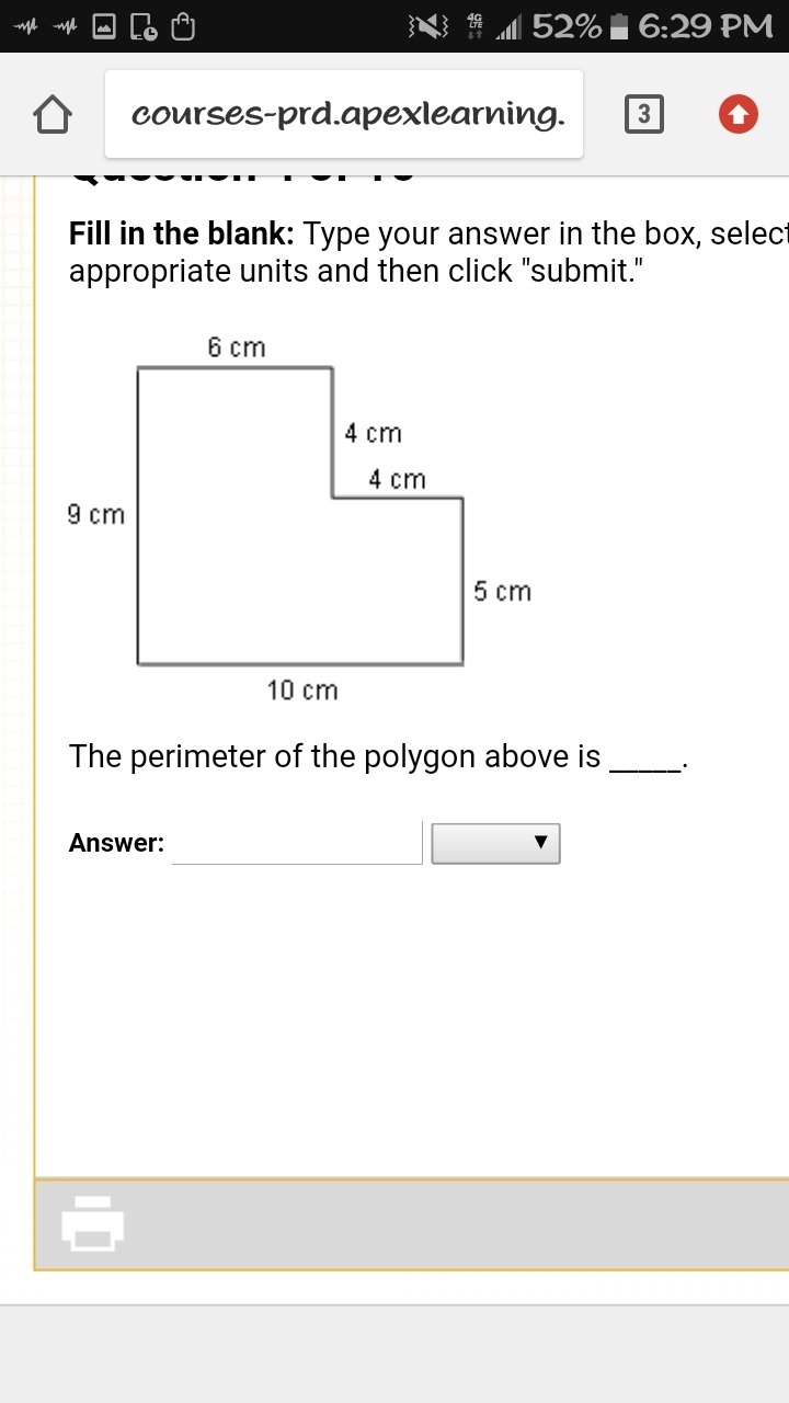 The perimeter of the polygon above is?-example-1