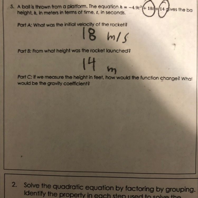 Can someone explain me problem #5 please? Thanks-example-1