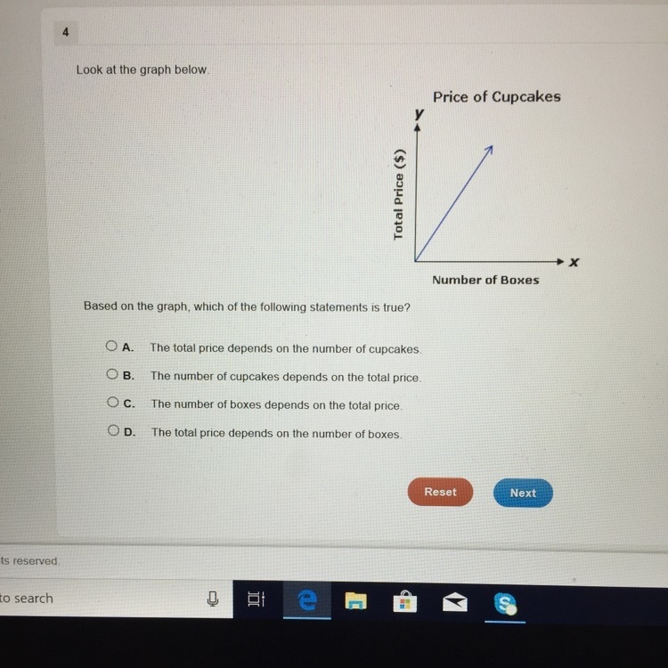 Based on the graph, which of the following statements is true? A. B. C. D.-example-1