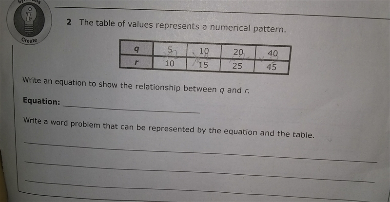 What's the equation for q and r-example-1