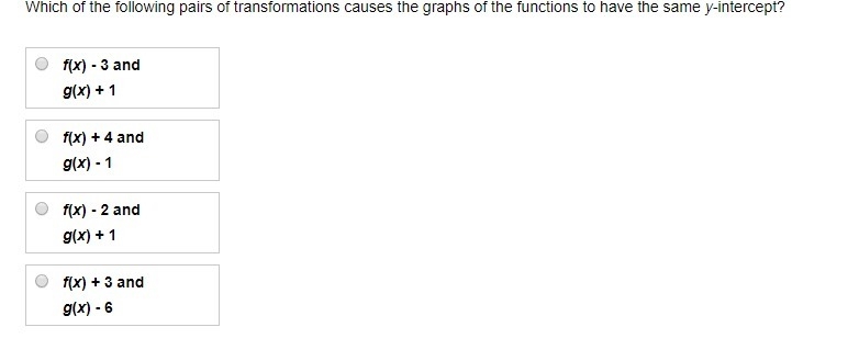 !!30 POINTS!! Linear and Exponential Function Transformations: Consider the two functions-example-2