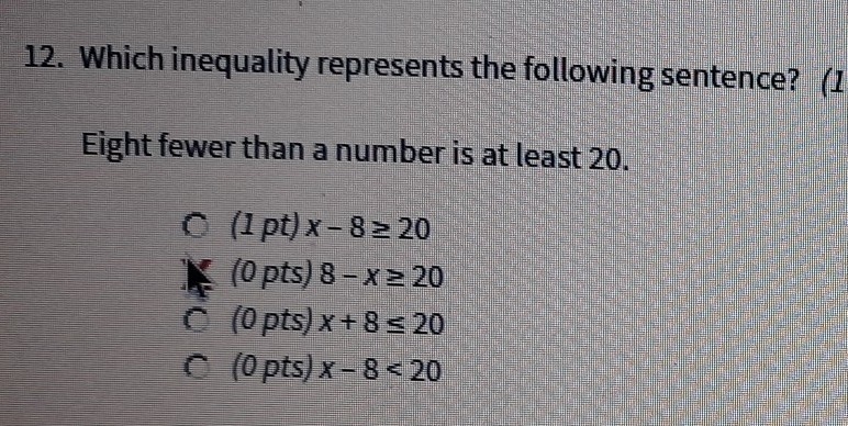 Which inequality represents the following sentence.-example-1