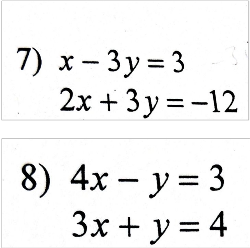 "solve each system by graphing"-example-1