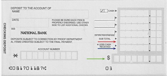 Emery is depositing checks of $86.09, $311.53, and $12.62 into his checking account-example-1