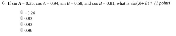 Trigonometric Identities and Applications plz help-example-1