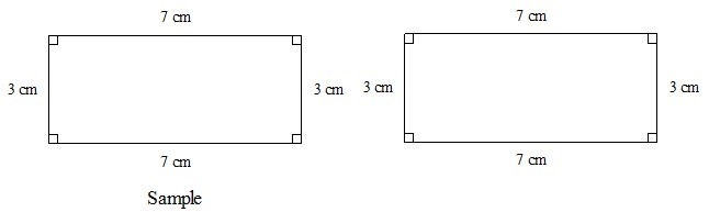 Is the figure on the right congruent to the sample figure? Explain.-example-1