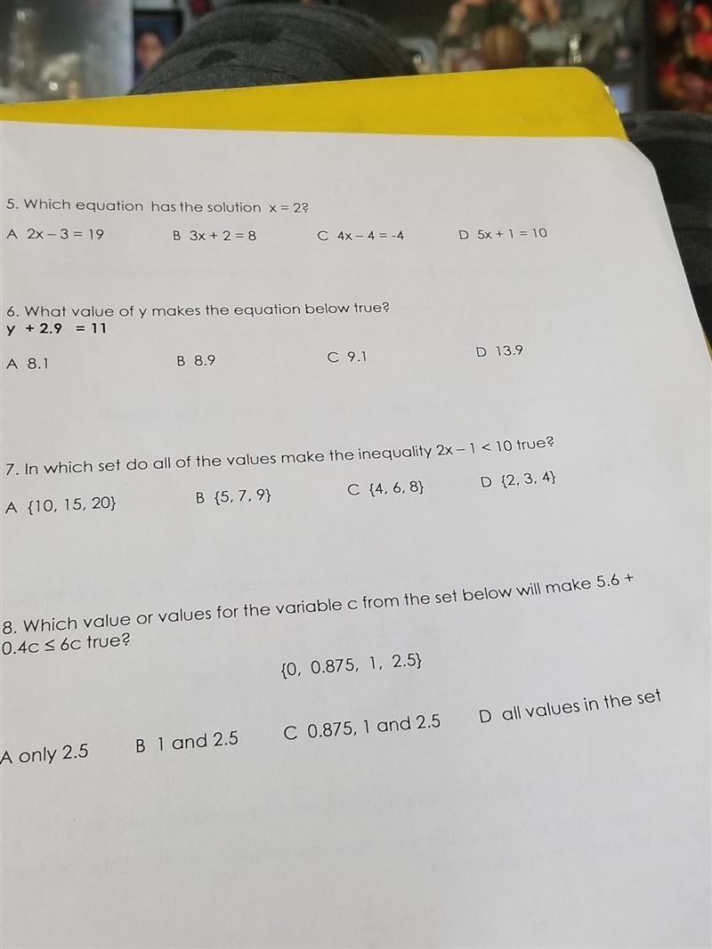 Can you complete this page ..Number 5 through 8-example-1