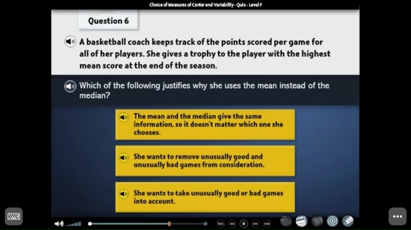 a basketball coach keeps track of the points scored per game for all her players.she-example-1