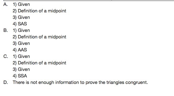 Given that KJ = MN and that L is the midpoint of JN, prove JKL = NML.-example-2