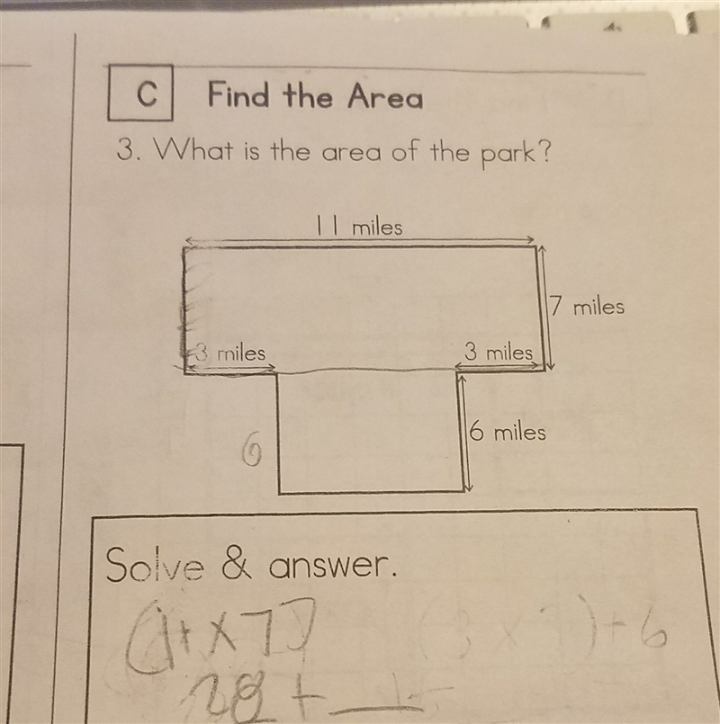 What is the area of the park-example-1