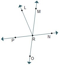 Which angles form a linear pair? A )PRL and LRM B)ORP and MRN C)MRN and NRO D)LRP-example-1