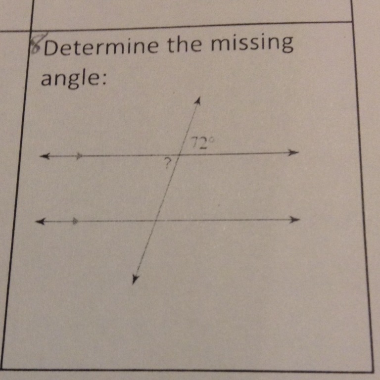 Determine the missing angle. Thank you in advance!-example-1