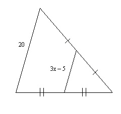 Find the value of x. 10 8.3(repeating) 7 5-example-1