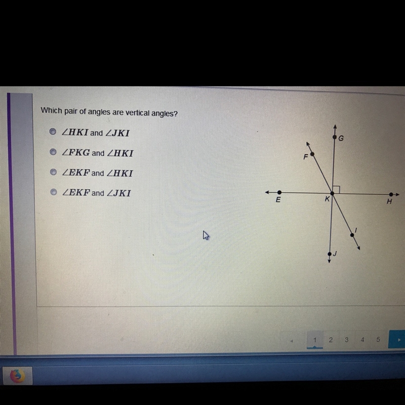 Which pair of angels are vertical angels-example-1