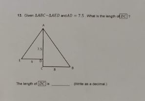 What is the length of DC? (picture)-example-1