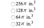 FInd the volume of the cylinder in terms of Pi.-example-2