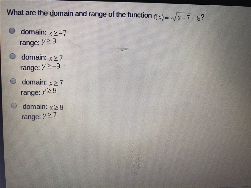 What are the domain and range of this function-example-1