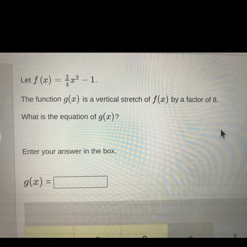 Quadratic Equations. Vertical Stretch ??? See photo-example-1