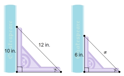 Alex has two different size bookends for his bigger books and smaller books. What-example-1