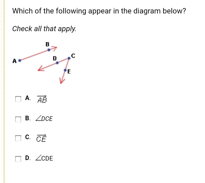 Which of the following appear in the diagram below??-example-1