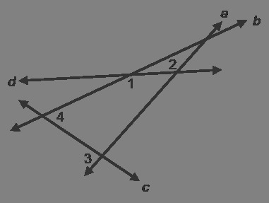 HELP PLEASE! EASY POINTS! For which pair of lines are ∠1 and ∠2 alternate interior-example-1