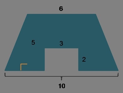 What is the area of the composite figure?-example-1