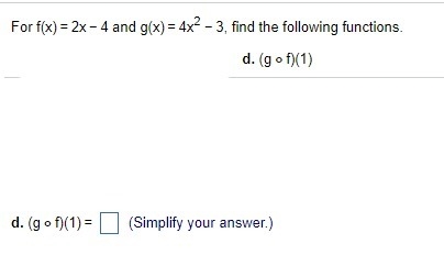 QF Q6.) Find the following function for d.-example-1