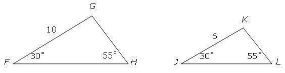 Is FGH ~ JKL? If so, identify the similarity postulate or theorem that applies. A-example-1