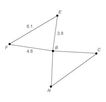 △FEB≅△CNB. What is length of BN¯¯¯¯¯¯ ?-example-1