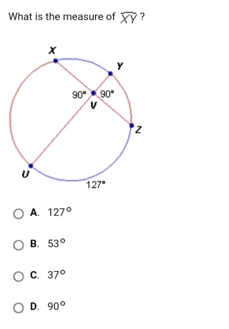 What is the measure of XY?-example-1