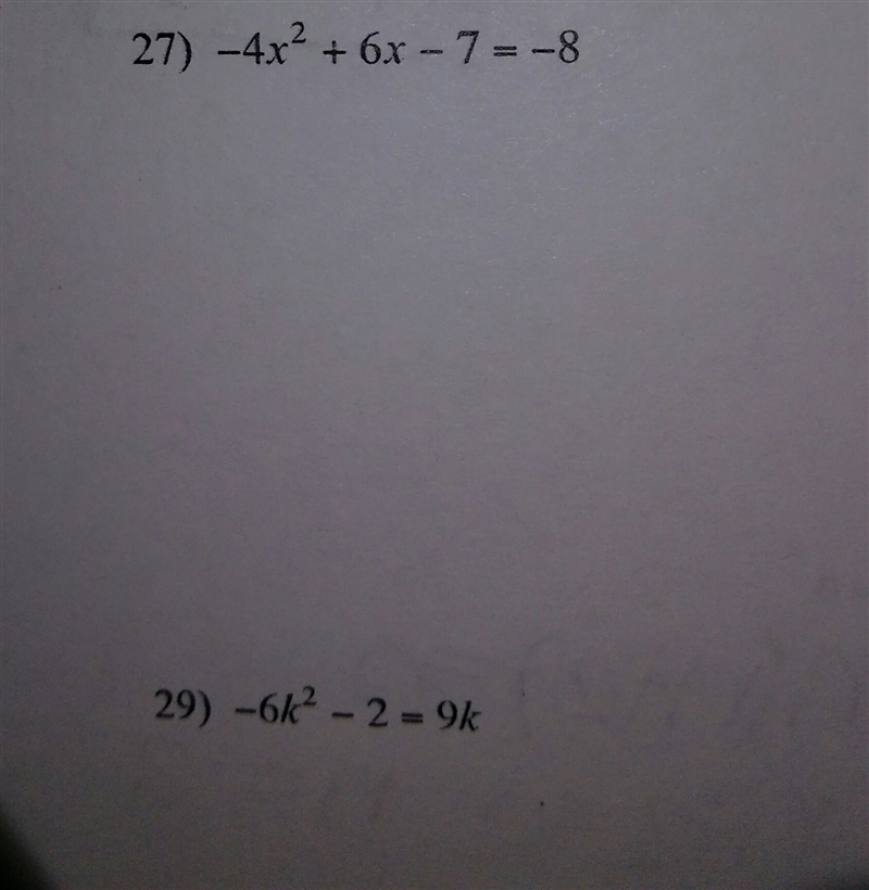 How do i solve this using quadratic formula ?-example-1