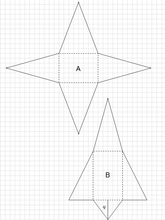 PLEASE HELP! 1. If you cut out all the nets carefully, fold along the inside lines-example-1