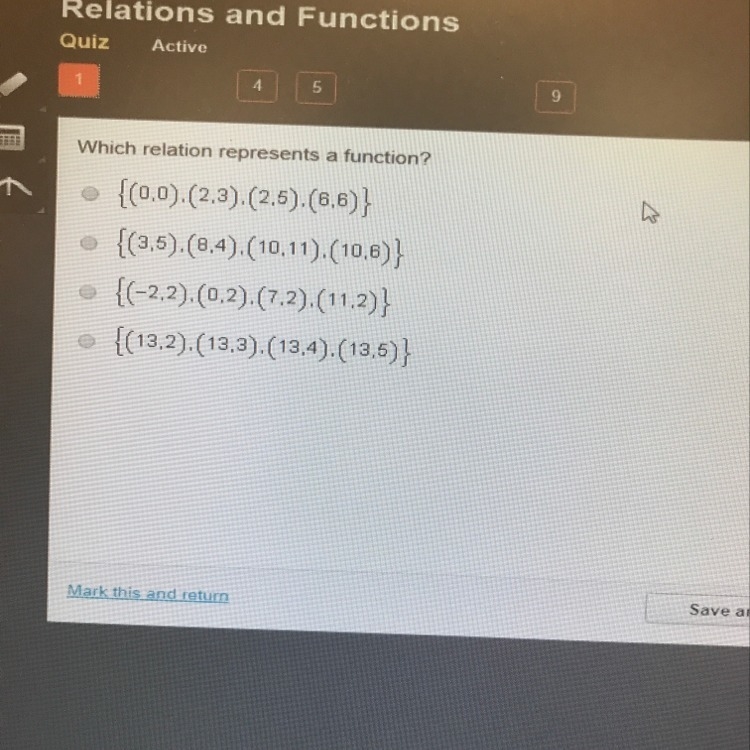 Which relation represents a function?-example-1