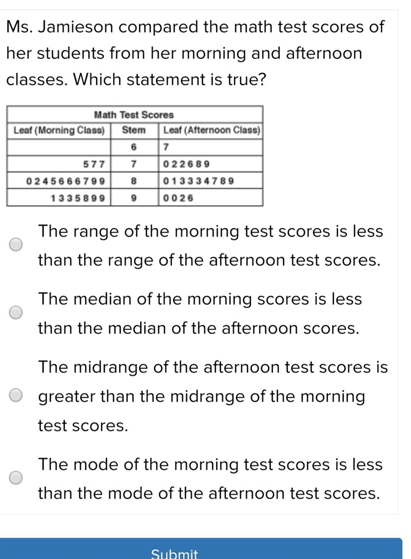 Which statement regarding the range of numbers is true?-example-1