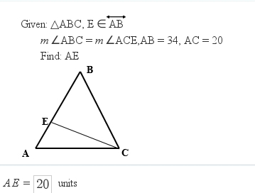 Try this please, it's about a similarity between triangles and there's some rule I-example-1