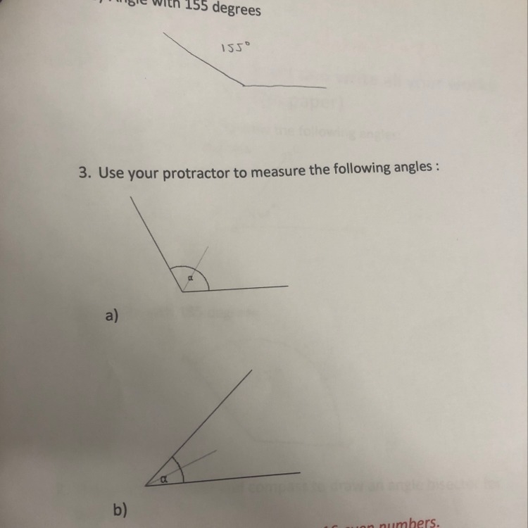 What angles are a and b-example-1