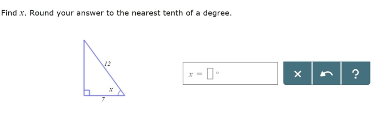 @###GEOMETRY, SEE PHOTO! PLEASE HELP ASAP!####@ Find X. Round your answer to the nearest-example-1