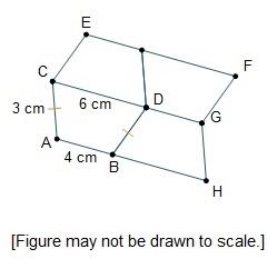 Each trapezoid in the figure below is congruent to trapezoid ABDC. What is the perimeter-example-1