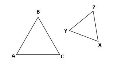 ΔABC and ΔXYZ are similar triangles. If BC = x + 7, AC = x + 6, YZ = 4 − x, and XZ-example-1