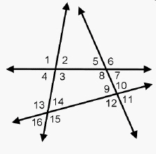 Please help! In the diagram, how many angles are alternate exterior angles with angle-example-1