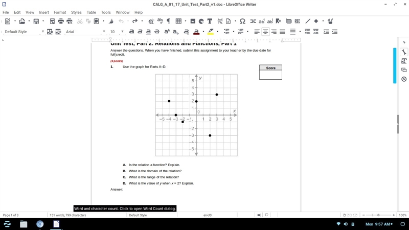 Some one help plzz A. Is the relation a function? Explain. B. What is the domain of-example-1