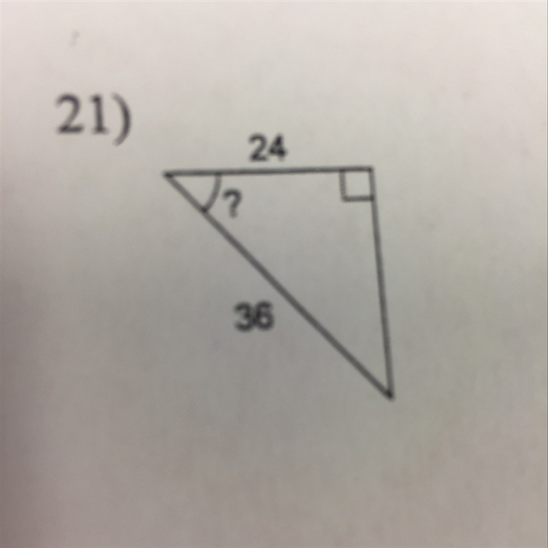 Find the measure of the indicated angle to the nearest degree, need help in the next-example-1