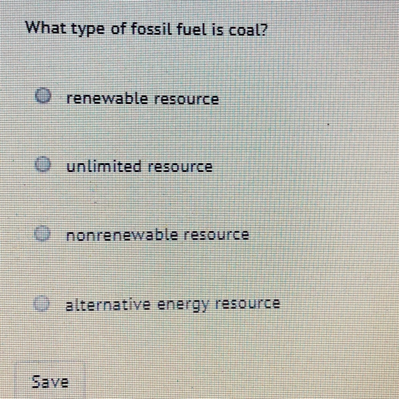 What type of fossil fuel is coal ?-example-1