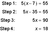 ANSWER FAST!!! Which property was used to write the equation in step 2?-example-1