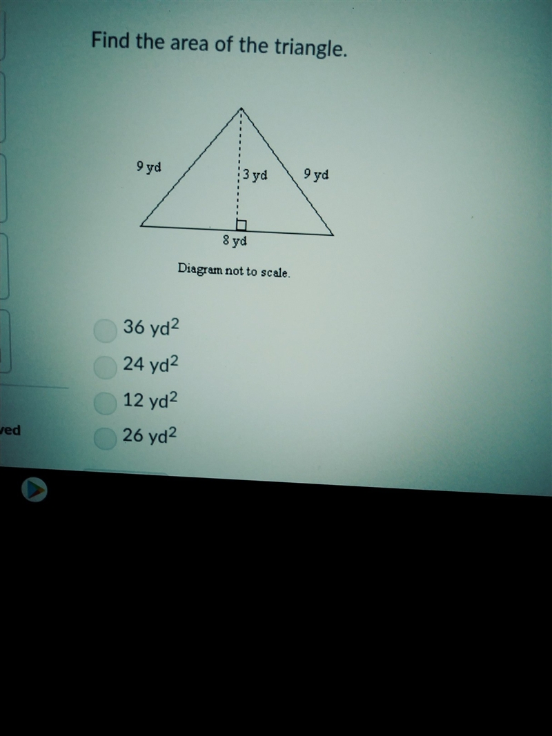 Q # 14 please find the area of the triangle-example-1