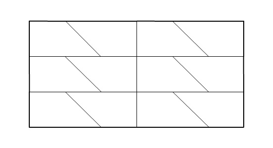 A section of a tessellated plane is shown. Which type of symmetry does the tessellated-example-1