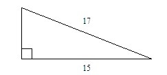 Find the length of the missing side. The triangle is not drawn to scale.-example-1