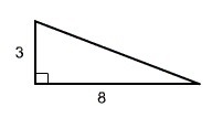 What is the length of the hypotenuse of this triangle? Round to the nearest tenth-example-1